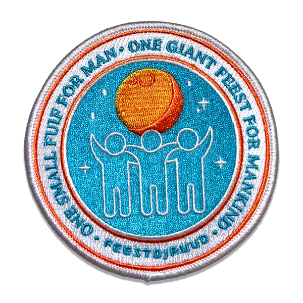 One Small Fuif For Man Embleem